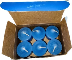 PartyLite Indulgences Solitude/Blau Box mit 6 Votivkerzen V0072 Rarität & Retired - Bild 1 von 7