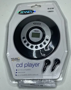 Jensen CD-60B Lettore CD portatile / ricevitore FM cuffie CD-R/RW Bass Boost - Foto 1 di 5