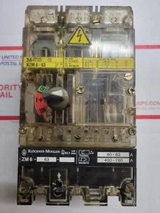 Klockner Moeller NZM6-63 Circuit Breaker  On / Off Switch from Bridgeport  412 - Picture 1 of 5