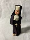 ANTIQUE VINTAGE NUN DOLL FULL  HABIT WITH ROSARY2CROSS 11"