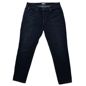Jeans donna Eileen Fisher denim elasticizzato lavaggio scuro TAGLIA 12 - Foto 1 di 7