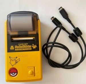 Nintendo Gameboy Stampante Tascabile Pikachu Giallo Pokemon USATA TESTATA - Foto 1 di 13