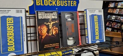 📼 Used Tested Mississippi Burning VHS Tape Movie Gene Hackman Willem Dafoe 🍿 - Image 1 of 2