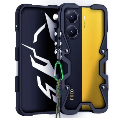 Роскошный металлический алюминиевый бампер ударопрочный чехол для Xiaomi Poco X7 Pro / X7 5G - Изображение 1 из 4