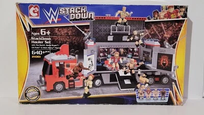 C3 WWE Stackdown Hauler Set with The Rock, Daniel Bryan, CM Punk & Mark Henry... - Image 1 of 4