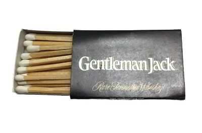 Jack Daniels Gentleman Jack White Tip Match Box Foto 1 de 4