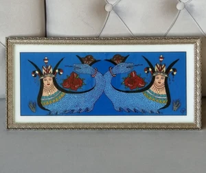 Shahmaran Picture, Shahmaran snake woman, Turkish Mythology, Wall art, Anatolian - Picture 1 of 8