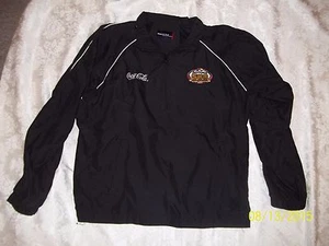 NASCAR COCA COLA DAYTONA 500 50 YEARS 2008 LARGE LIGHT PULLOVER BLACK JACKET - Picture 1 of 3