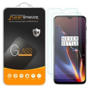 2X Supershieldz Tempered Glass Screen Protector Saver for OnePlus 6T - Picture 1 of 5