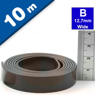 Magnetband Magnetstreifen selbstklebend 1,5mm x 12,7mm x 10m, Typ B - Bild 1 von 4