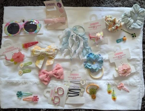 Gymboree Vintage hair clips pins barrettes pony-o's sunglasses paris, pineapple - Picture 1 of 42