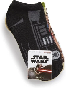 Star Wars Themed character 5 Pack No Show Socks Size 6-8.5 - Picture 1 of 6