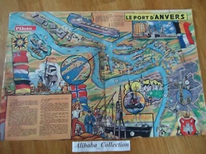 PILOTARAMA POSTER AFFICHE REVUE PILOTE ** PORT ANVERS BATEAU BOAT ** - Imagen 1 de 1