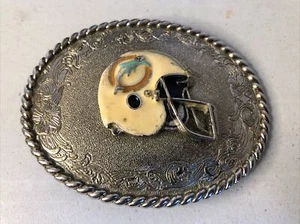 Raintree Miami Dolphins Football NFL 1978 Helmet Belt Buckle Vintage J725 - Picture 1 of 11