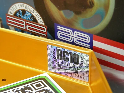 Team Associated RC10 Classic 40th Anniversary #0453 Gold Tub Chassis Fit Vintage - Image 1 of 4
