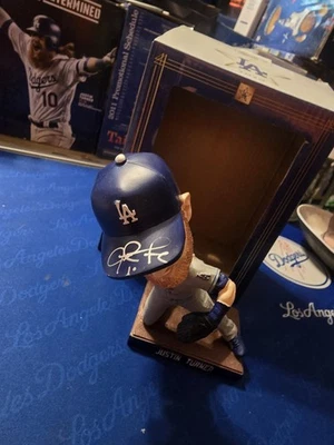 Justin Turner Los Angeles Dodgers 2020 Bobblehead - Autographed  - Image 1 of 2