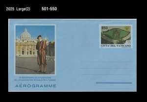 Disfraz, Folkways, Aerograma Ciudad del Vaticano, Carta de Papelería Postal, PSL, Turismo - Imagen 1 de 1