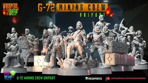 Mining Crew Unipart 16 figurines - Imagen 1 de 1