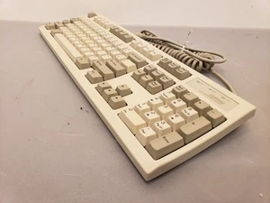 Vintage Compaq 160648-101 Spacesaver Wired PS/2 Keyboard RT101 160650-101 - Picture 1 of 6