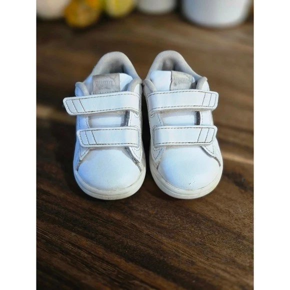 Puma Kids White Sneakers Toddler Size 6C - Image 1 of 4