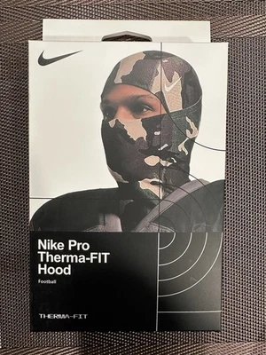 LIKE NIKE Brand New Nike Pro Hood Ski Mask Camo Green