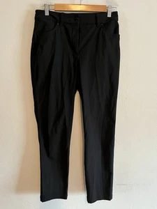 Lululemon schwarz 5 Pocket X8 gerade Hose Hose Größe 8 - Bild 1 von 11