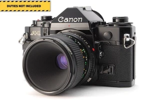 [Exc+5] Canon A-1 A1 NEW FD NFD macro 50mm F3.5 35mm SLR Film Camera From JAPAN - Picture 1 of 24