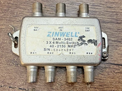 DirectTV Zinwell 3X4 SAM-3402 Multiswitch Direct TV Approved - Image 1 of 4
