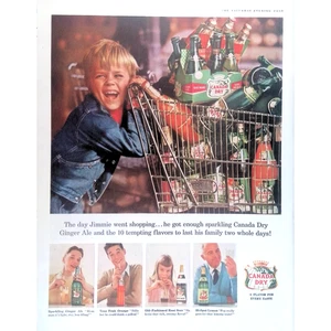 Anuncio impreso Canada Dry Soda 1957 un sabor para todos los gustos 11x14 vintage - Imagen 1 de 3