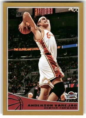 Anderson Varejao 2009-10 Topps Gold #46 SN Cleveland Cavaliers - Image 1 of 2