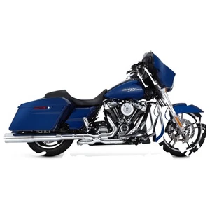 Vance & Hines Power Duals Header System Chrome For Harley Davidson FLH 1868 ABS - Picture 1 of 3