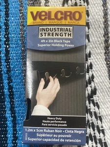 Velcro Industrial Strength Fastener Tape 2" x 4' Black - Picture 1 of 2