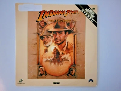 Indiana Jones and The Last Crusade (Laserdisc) LV 31859-2 Harrison Ford - Image 1 of 2