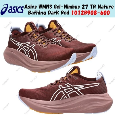 Asics WMNS Gel-Nimbus 27 TR Nature Bathing rojo oscuro 1012B908-600 talla par... - Imagen 1 de 4