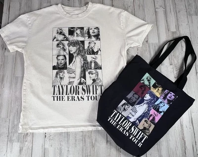 TAYLOR SWIFT - Gira de Conciertos ERAS Camiseta Mujer Talla Grande y Bolso de Mano ERAS Foto 1 de 4