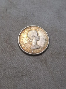 10 centavos canadienses 1962 no en circulación general - Imagen 1 de 2