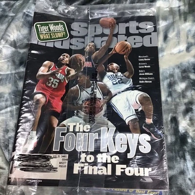 2 апреля 2001 Джейсон Уильямс DUKE MARYLAND FINAL 4 SPORTS ИЛЛЮСТРИРОВАННЫЙ новый - Изображение 1 из 2