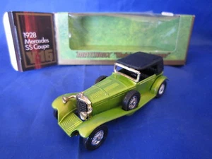 P494 MATCHBOX YESTERYEAR MERCEDES SS COUPE 1/45 Ref Y16 TRES BON ETAT EN BOITE - Picture 1 of 1