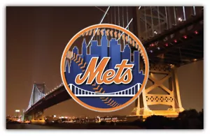 Calcomanía adhesiva para parachoques de coche de béisbol MLB de los Mets de Nueva York "TALLAS" ID:1 - Imagen 1 de 1