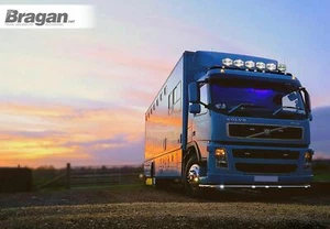 Barra de techo + LED + puntos redondos para adaptarse a Volvo FM Serie 2 3 bajo estándar para dormir NEGRO - Imagen 1 de 7