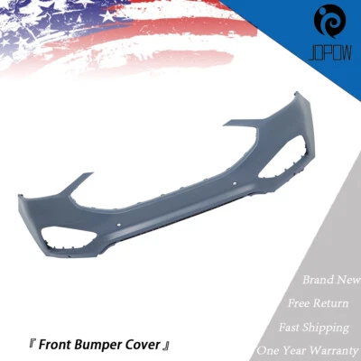 New Front Bumper Cover For 2019-2023 2024 Ford Edge W/ 4 Sensor Holes Primed Foto 1 de 4
