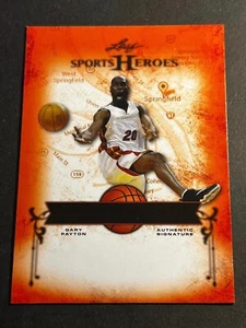 2013 Leaf Sports Heroes PROOF MISSING AUTOGRAPH Springfield Gary Payton - Picture 1 of 2
