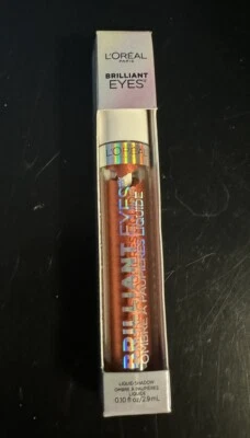 L’Oréal Brilliant Eyes Liquid Shadow 0.10 fl oz. 16 HR. Radiant Ruby. - Image 1 of 4