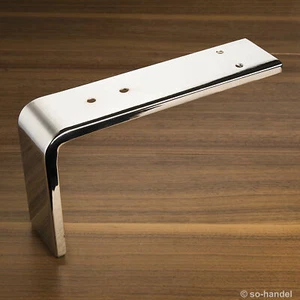 Möbelfuß Chrom 130x235x60 mm Möbelfüße Schrankfuß Schrankfüße Fuß Polsterfuß - Bild 1 von 1
