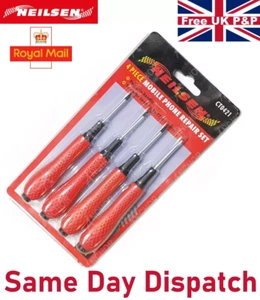 Set Di Cacciaviti Per Smartphone E PC Fine T5 T6 T7 Precisione Torx 4 Pezzi 0421 - Picture 1 of 1