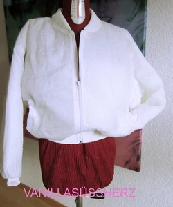 Amsterdam Bomberjacke , Fliegerseide ,Gr.36/S Farbe: weiss Neu! - Bild 1 von 4