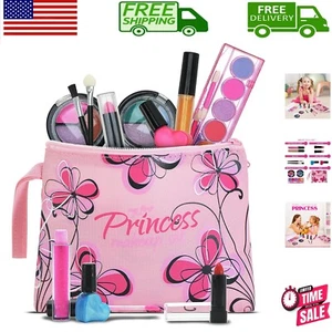 Realistic 11 PC Kids Makeup Set with Soft Brushes - Perfect Dress-Up Fun! - Picture 1 of 9