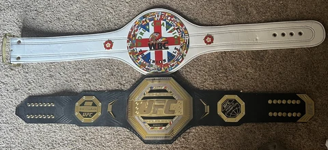 UFC & WBC Championship belts Cover