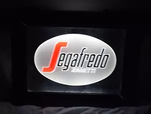 2000's Segafredo Zanetti Coffee Brand Original Indoor Light Up Sign Lightbox - Picture 1 of 9