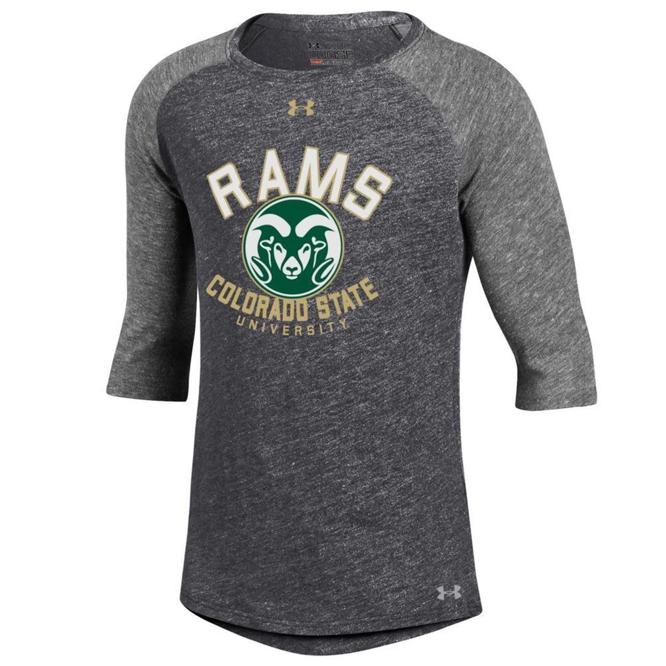 Girls Under Armour Colorado State Rams Baseball Tee - Image 1 of 1
